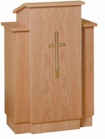 Pulpit 8050 Extended Shelf Lamp Microphone Two
